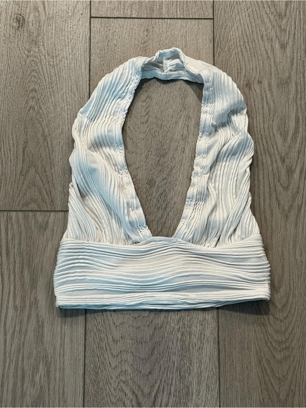 White Halter Top Size Small
